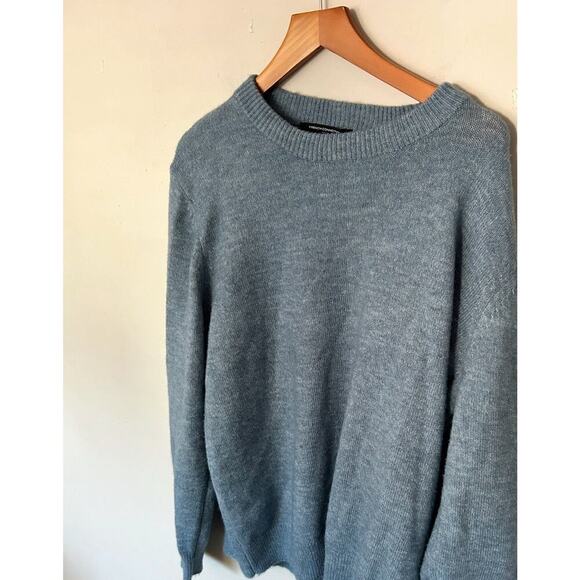French Connection Light Blue Sweater Men’s L Retails $99 - Picture 1 of 3
